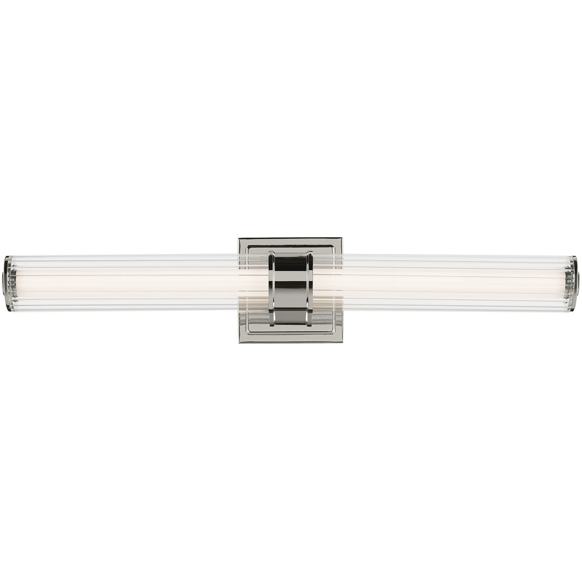 Laurene LED 26.5 inch Polished Nickel Linear Bath Bar Wall Light, Medium