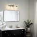 Harmony 3 Light 25 inch Brushed Nickel Wall Mt Bath 3 Arm Wall Light
