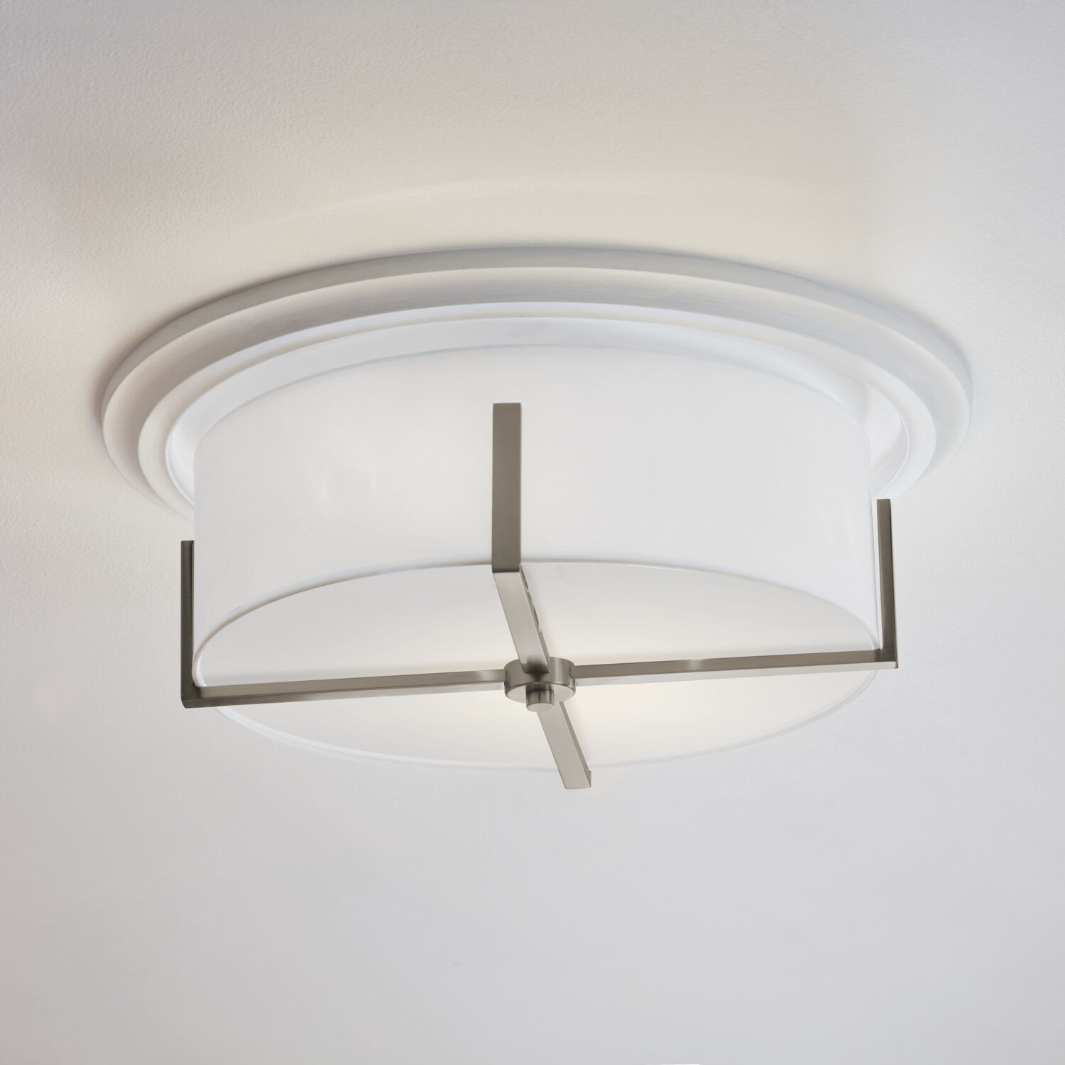 Malen LED 20 inch Classic Pewter Flush Mount Ceiling Light
