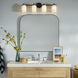 Shae 4 Light 32 inch Black Vanity Light Wall Light