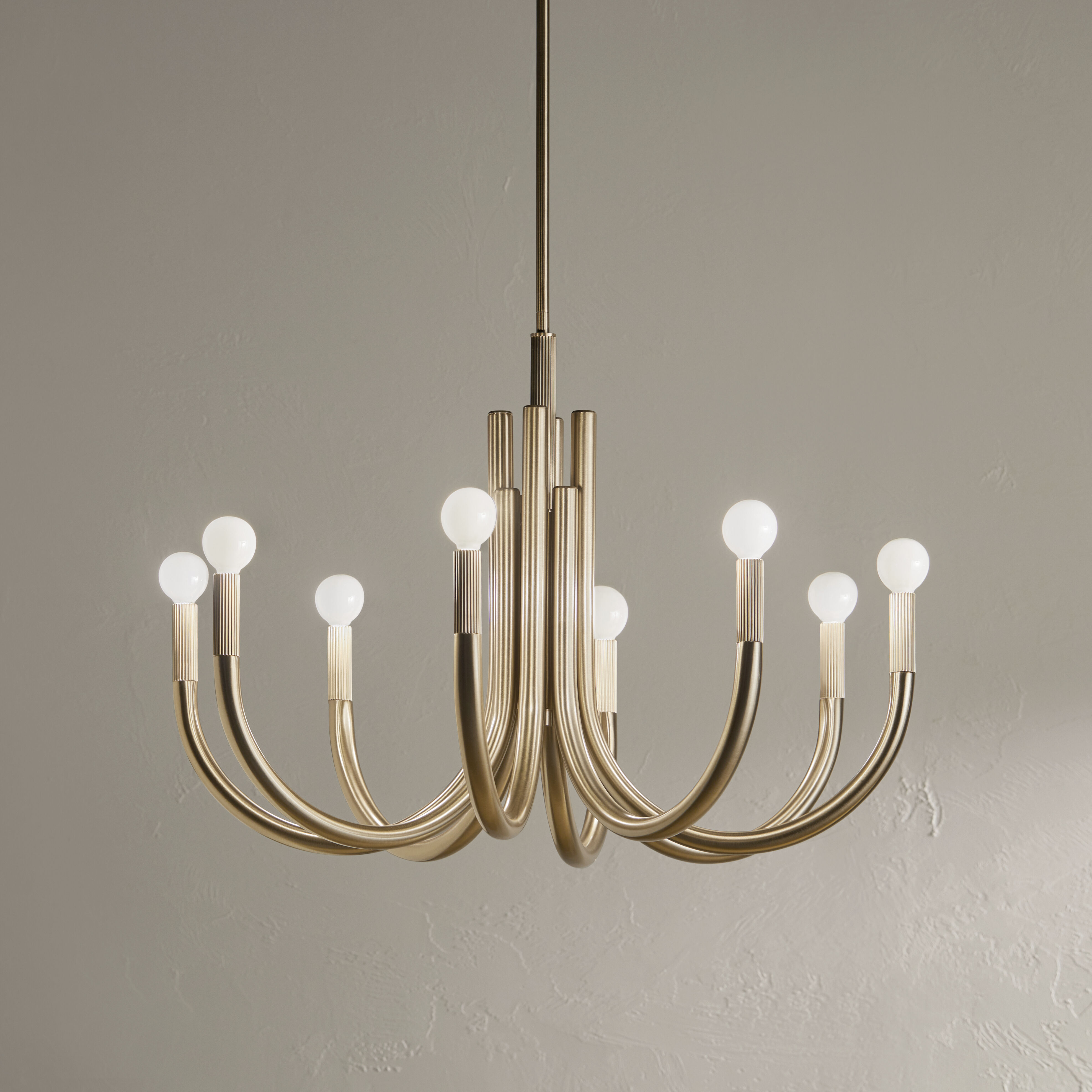 Odensa LED 29.25 inch Champagne Bronze Chandelier Ceiling Light