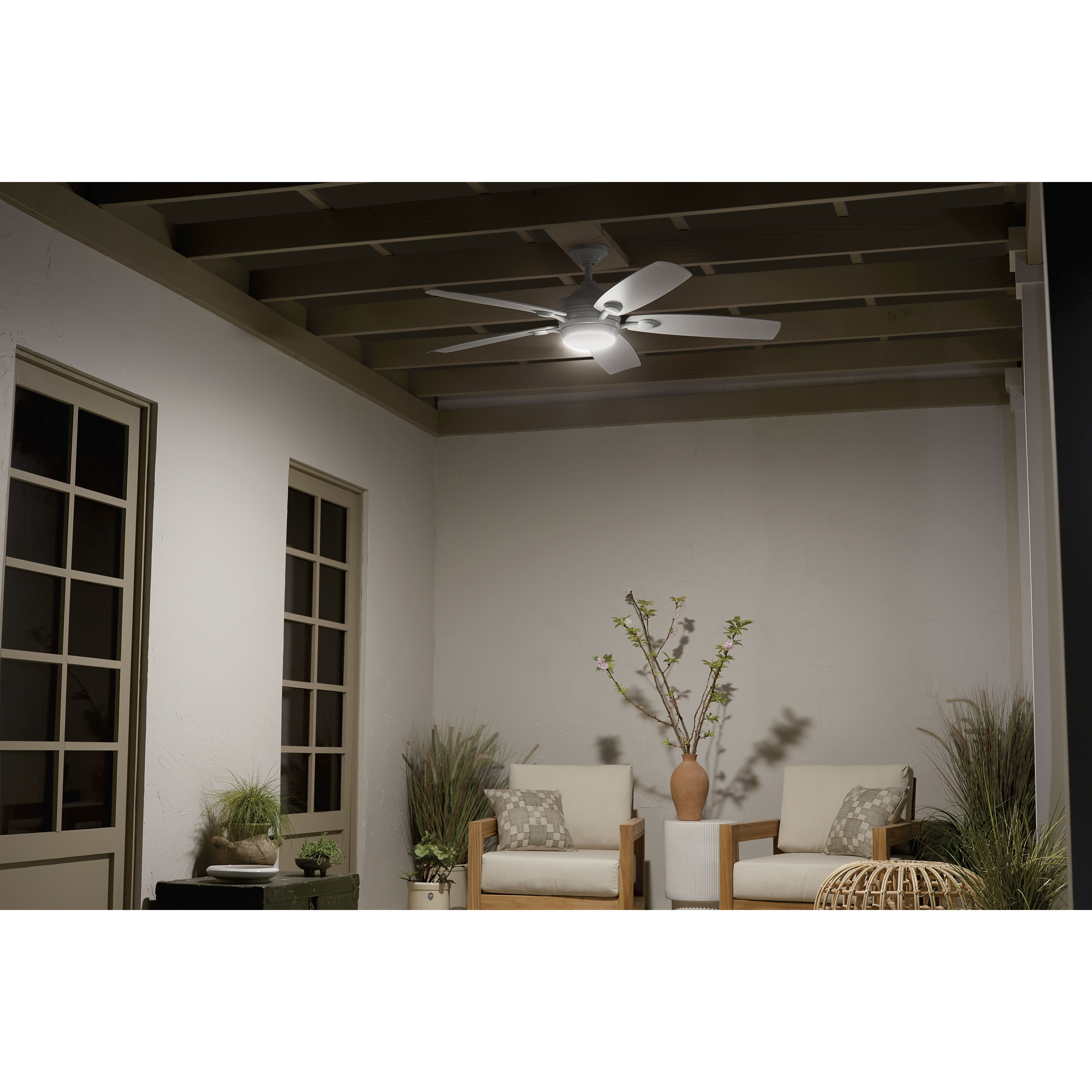 Tranquil 56 inch White Ceiling Fan