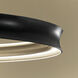 Larousse LED Black Chandelier Ceiling Light