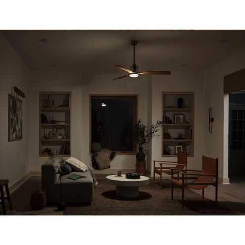 Sylvia 4 Light 120 Brushed Natural Brass Rail Light Ceiling Light