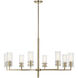 Velestino 8 Light Champagne Bronze Chandelier Ceiling Light
