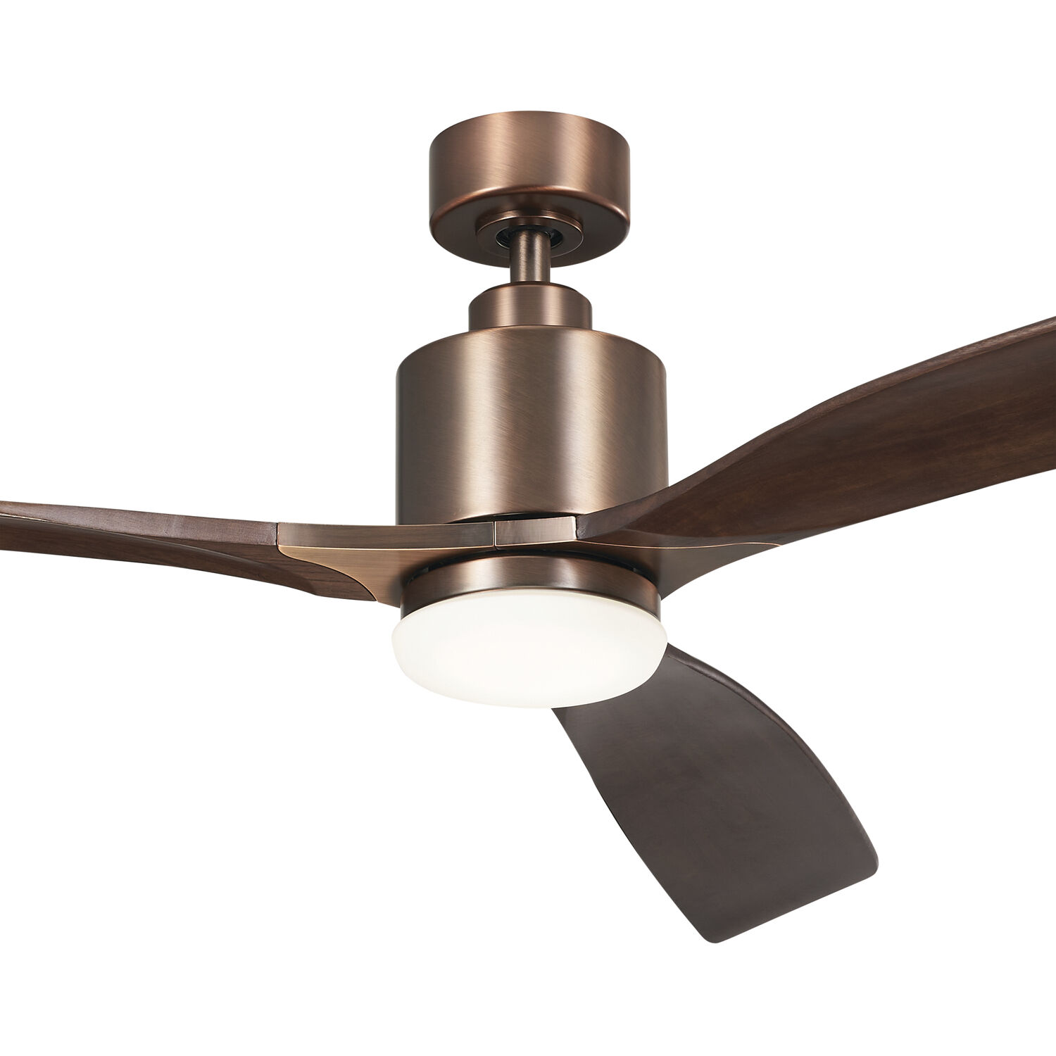 Ridley 60 inch Oil Brushed Bronze with Weathered White Walnut/Weathered White Walnut Blades Ceiling Fan 