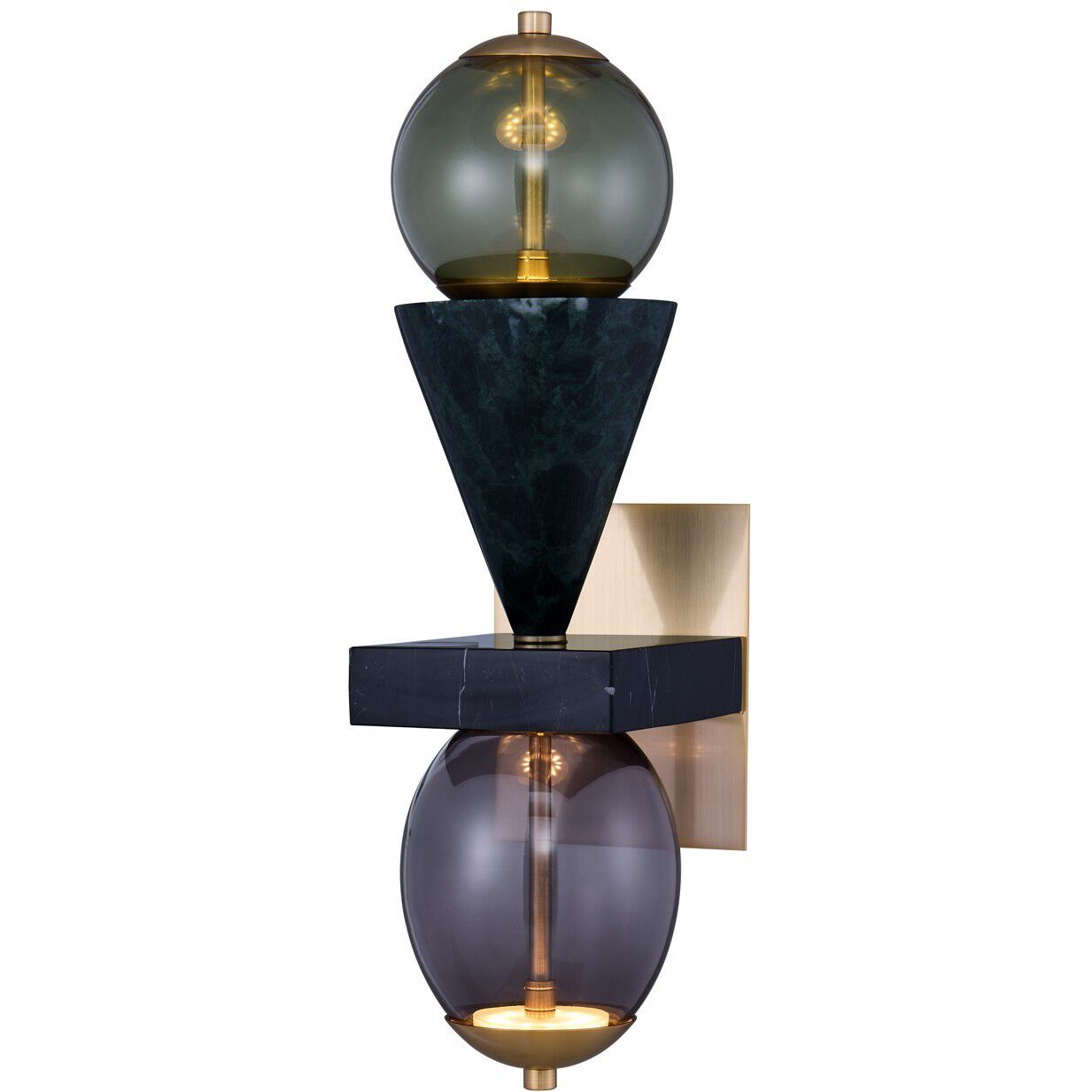 Demi Wall Sconce Wall Light in Winter Brass