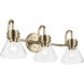 Farum 3 Light 26 inch Champagne Bronze Vanity Light Wall Light