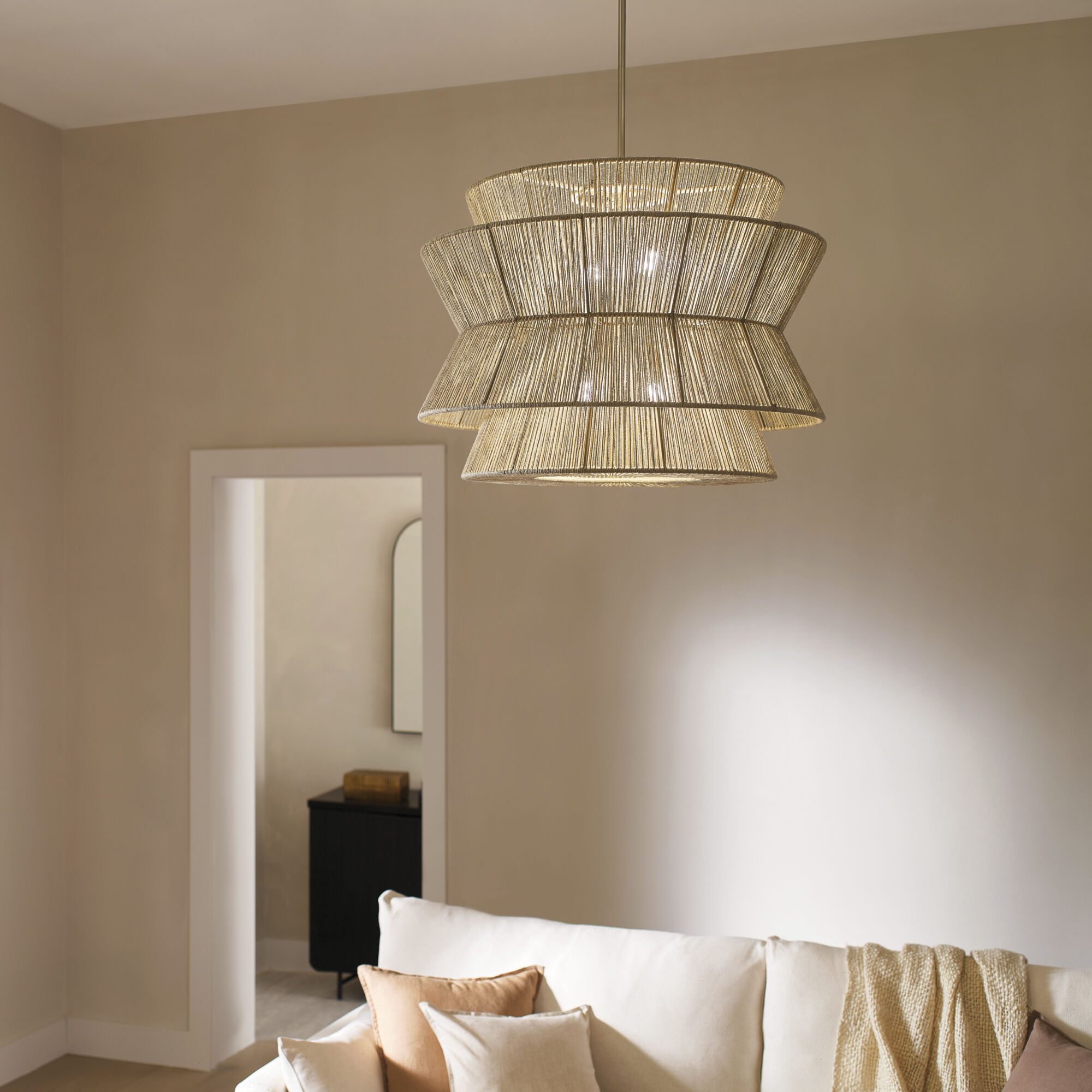 Ophira 4 Light Champagne Bronze Pendant Ceiling Light