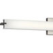 Independence LED 38 inch Brushed Nickel Linear Bath Large Wall Light, Large