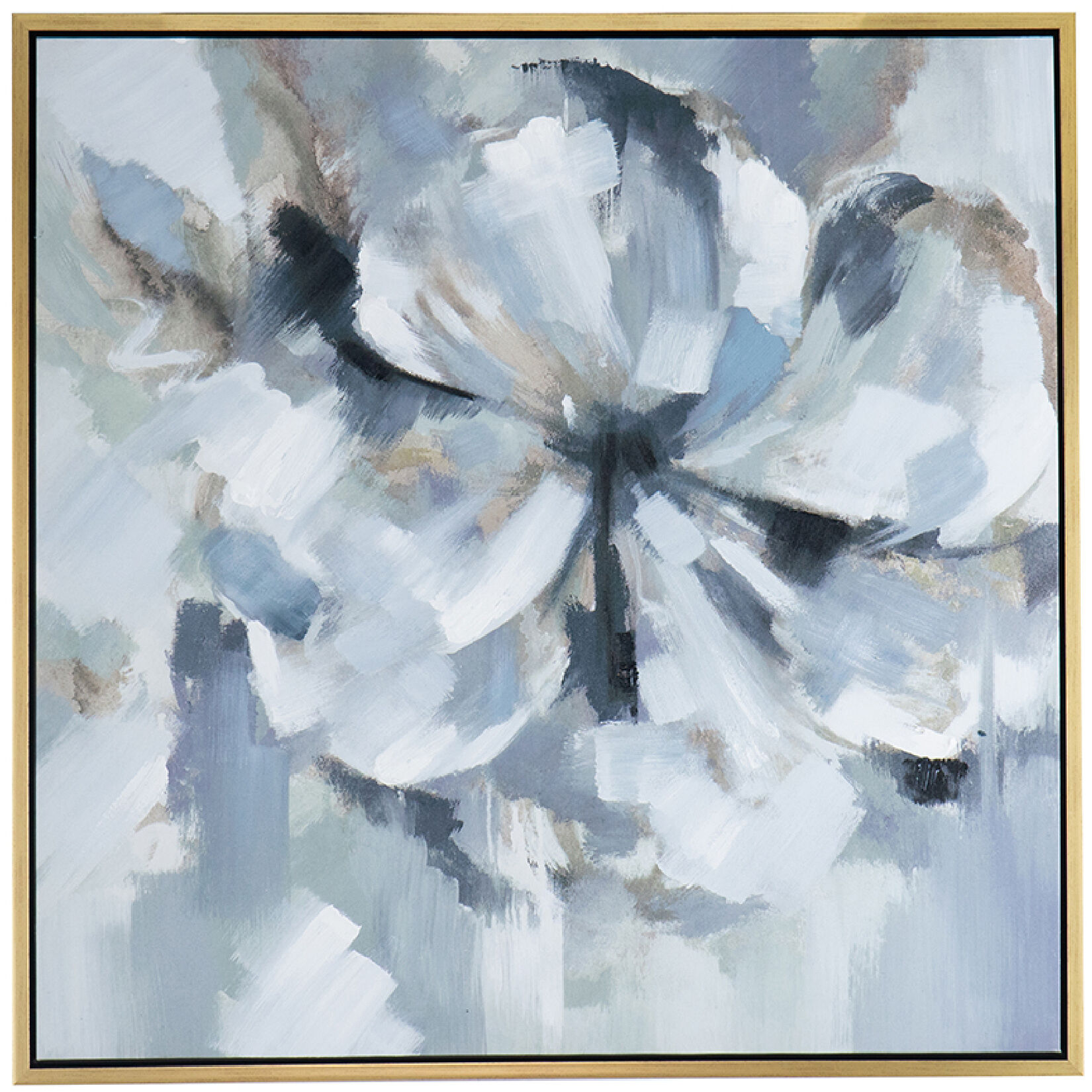 Summer Grey/Blue/Gold Wall Art