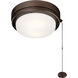 Arkwet Climates LED Weathered Copper Powder Coat Fan Light Kit