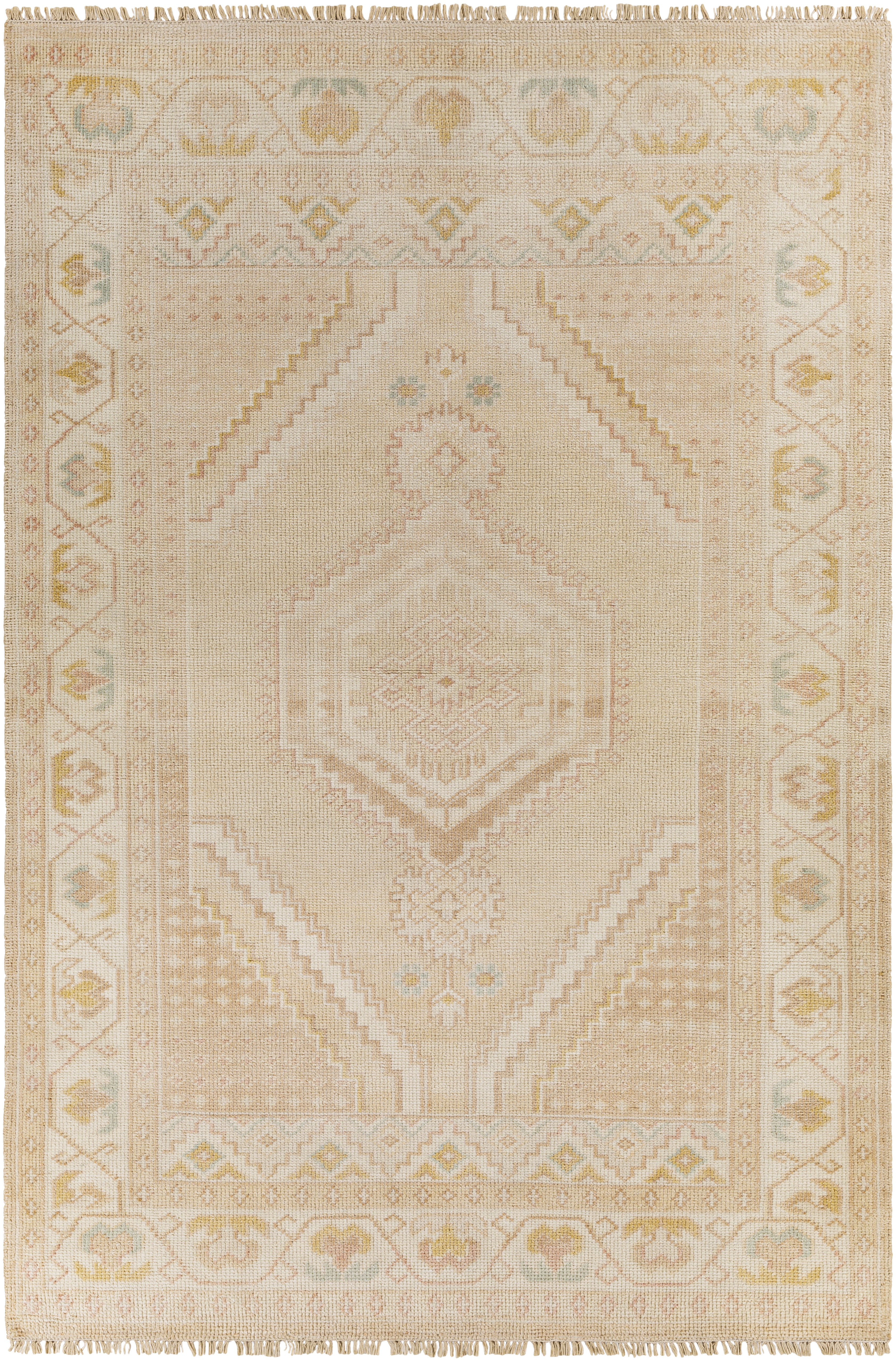 Anadolu 36 X 24 inch Dusty Pink Rug, Rectangle