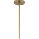 Silvarious 3 Light Champagne Bronze Chandelier/Semi Flush Ceiling Light