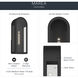 Marea 1 Light 20.25 inch Textured Black Outdoor Wall Light