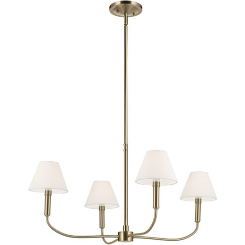 Eadie 4 Light Champagne Bronze Chandelier Ceiling Light