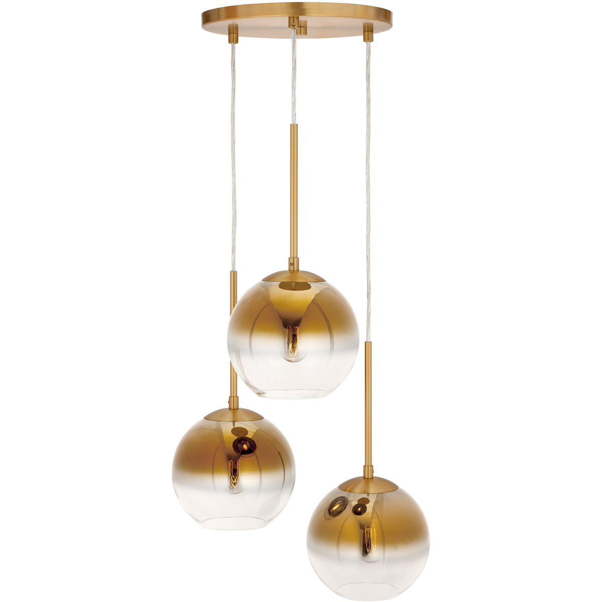 Callisto 3 Light 15.25 inch Pendant
