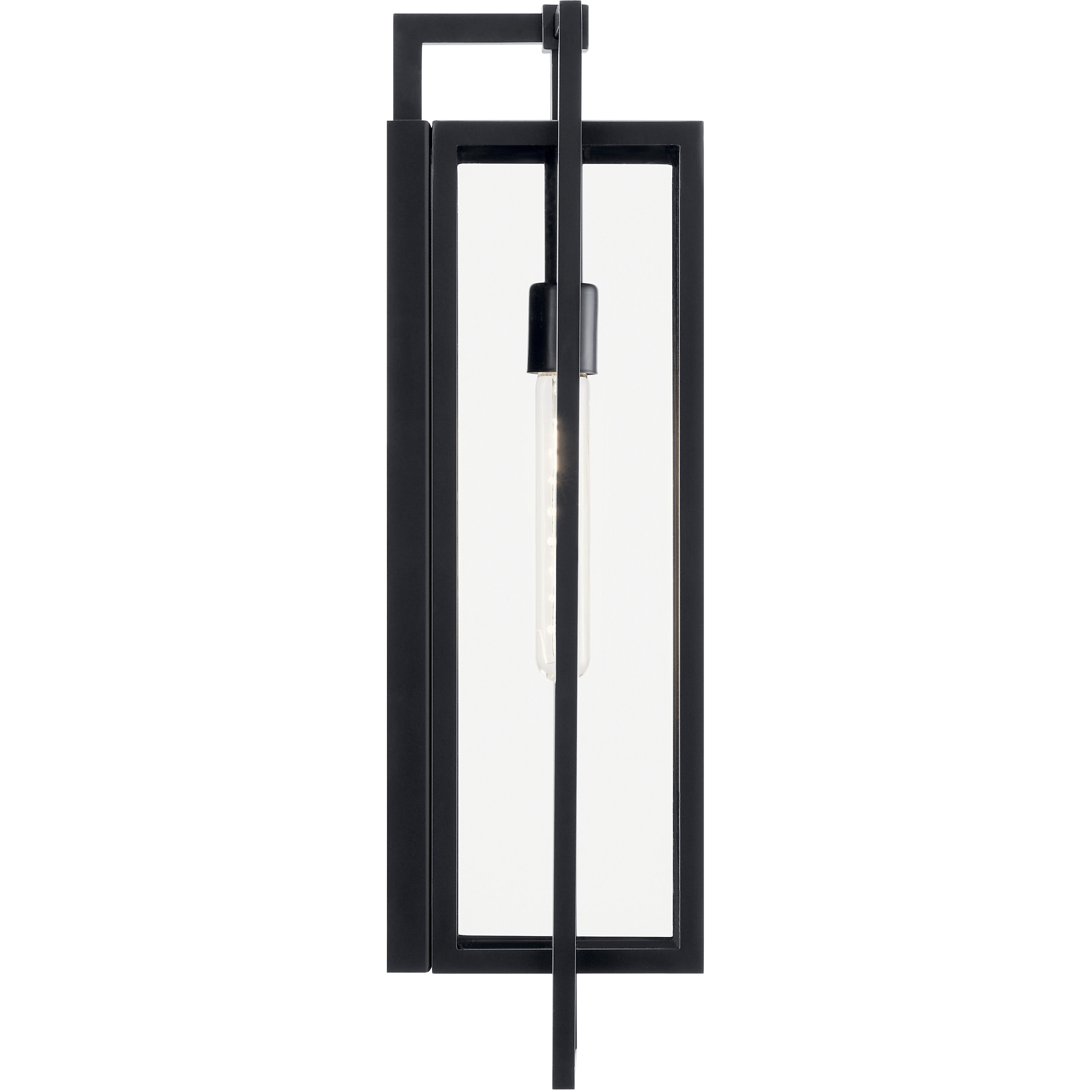 Goson 1 Light 24 inch Black Outdoor Wall Sconce, Large
