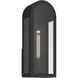 Marea 1 Light 20.25 inch Textured Black Outdoor Wall Light