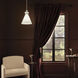 Laria 1 Light Polished Nickel Pendant Ceiling Light in Opal