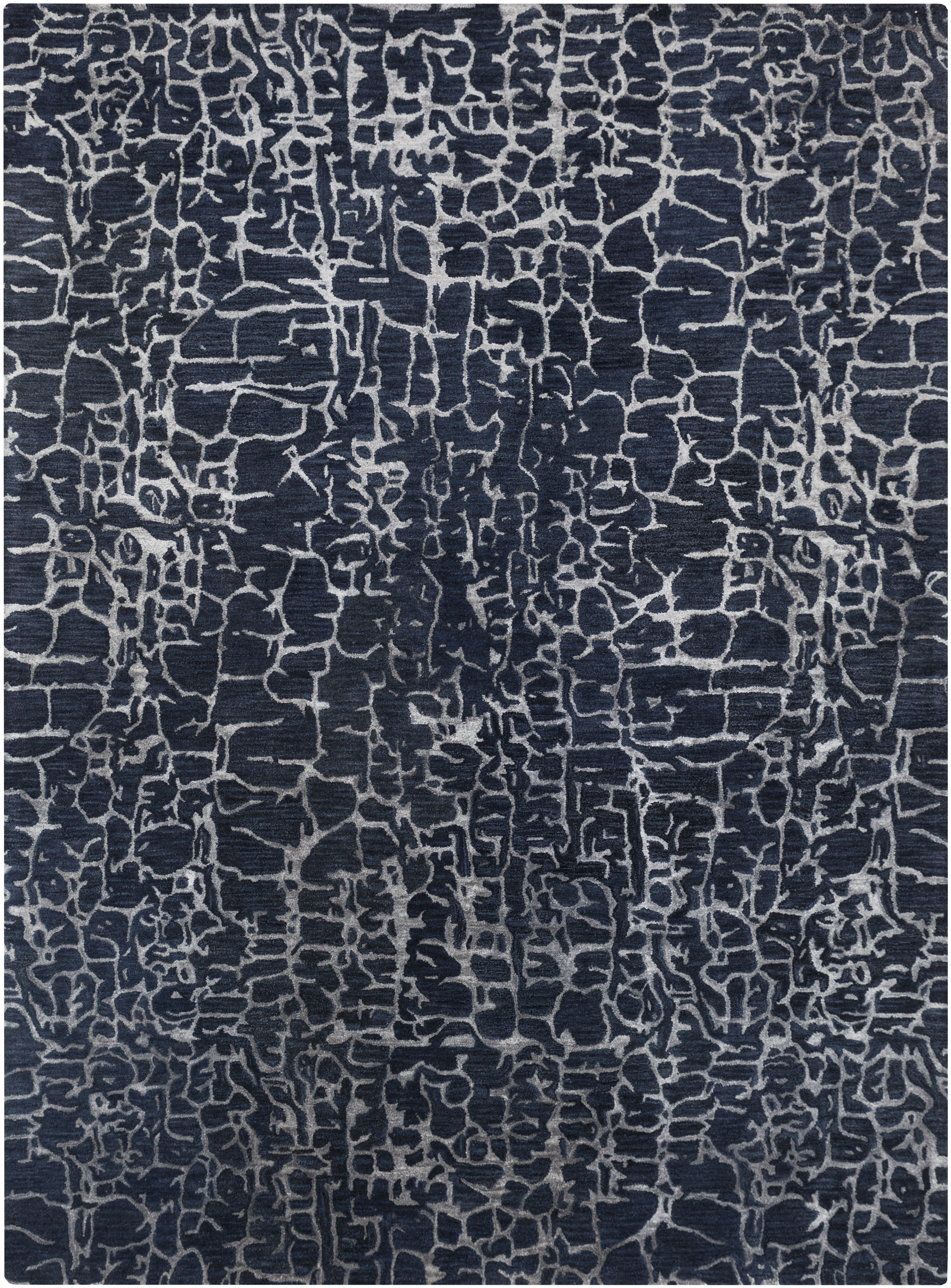 Utica 132 X 96 inch Dark Blue Rug, Rectangle