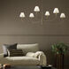 Eadie 6 Light 6 inch Champagne Bronze Chandelier Ceiling Light