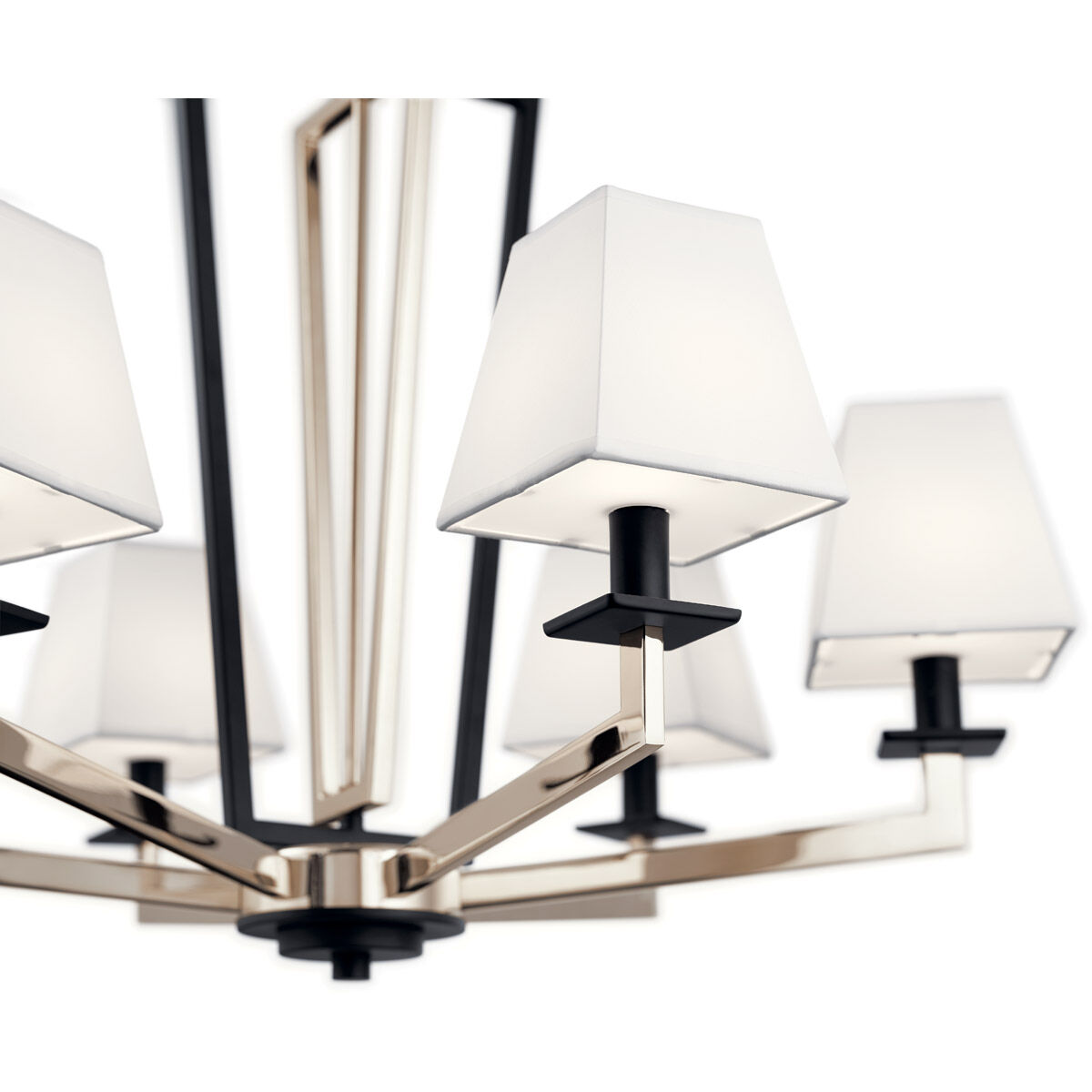 Dancar 6 Light 28 inch Polished Nickel Chandelier 1 Tier Medium Ceiling Light, Medium
