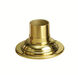 Accessory 4 inch Polished Brass Pedestal Mount