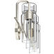 Niccol 3 Light 24 inch Polished Nickel Vanity Light Wall Light