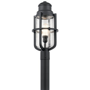 Suri 1 Light 20 inch Textured Black Outdoor Post Lantern