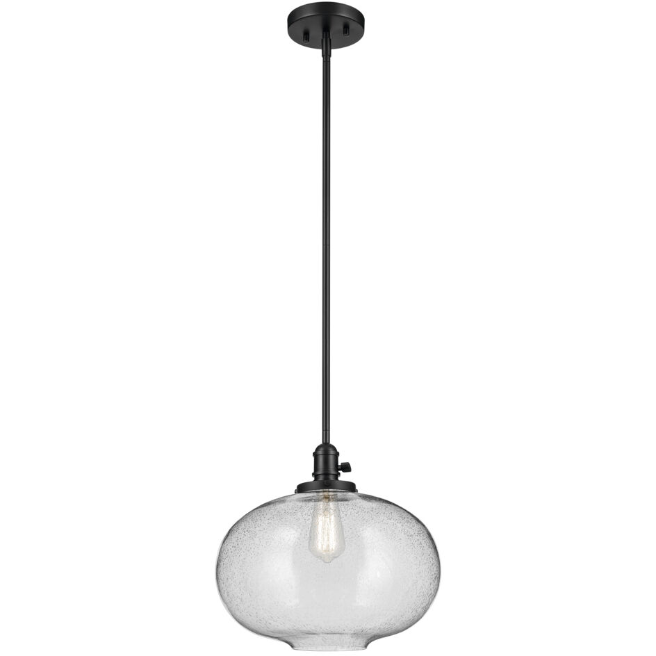 Avery 1 Light Black Pendant Ceiling Light