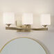 Marette 3 Light 23 inch Champagne Bronze Bath Vanity Light Wall Light