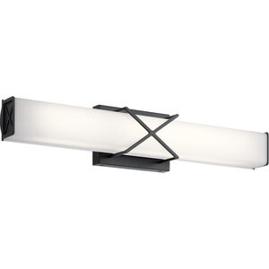 Trinsic LED 22 inch Matte Black Linear Bath Medium Wall Light, Medium