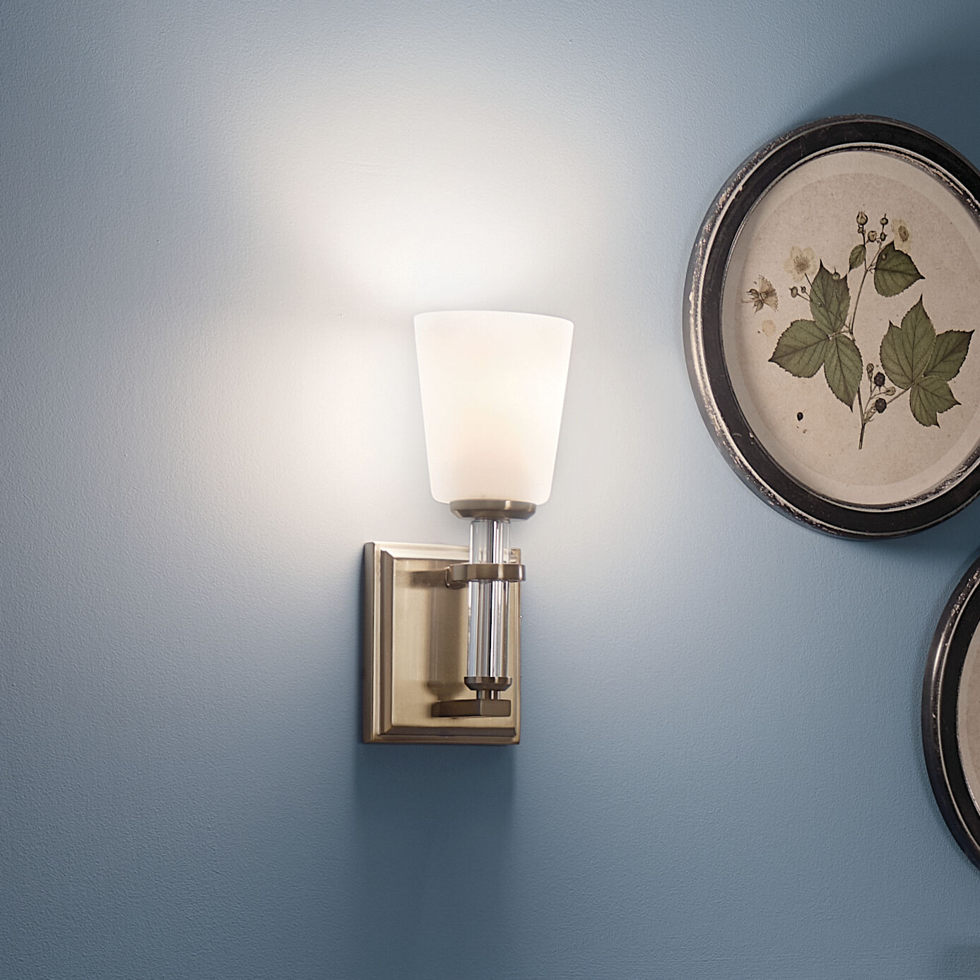 Rosalind 1 Light 5 inch Brushed Natural Brass Wall Sconce Wall Light