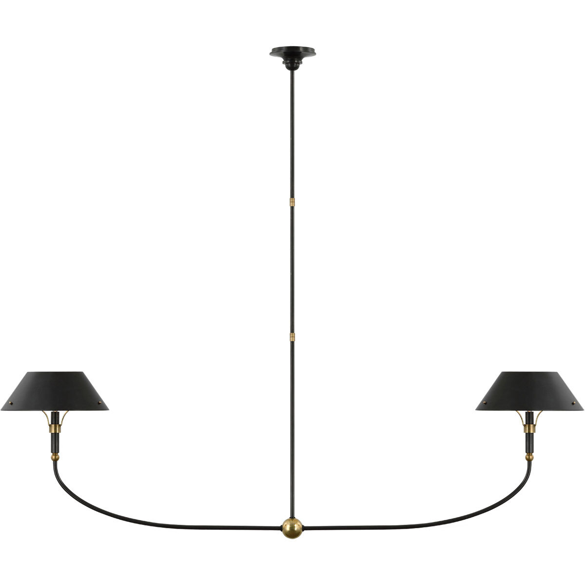 Thomas O'Brien Turlington 2 Light 12.50 inch Island Light