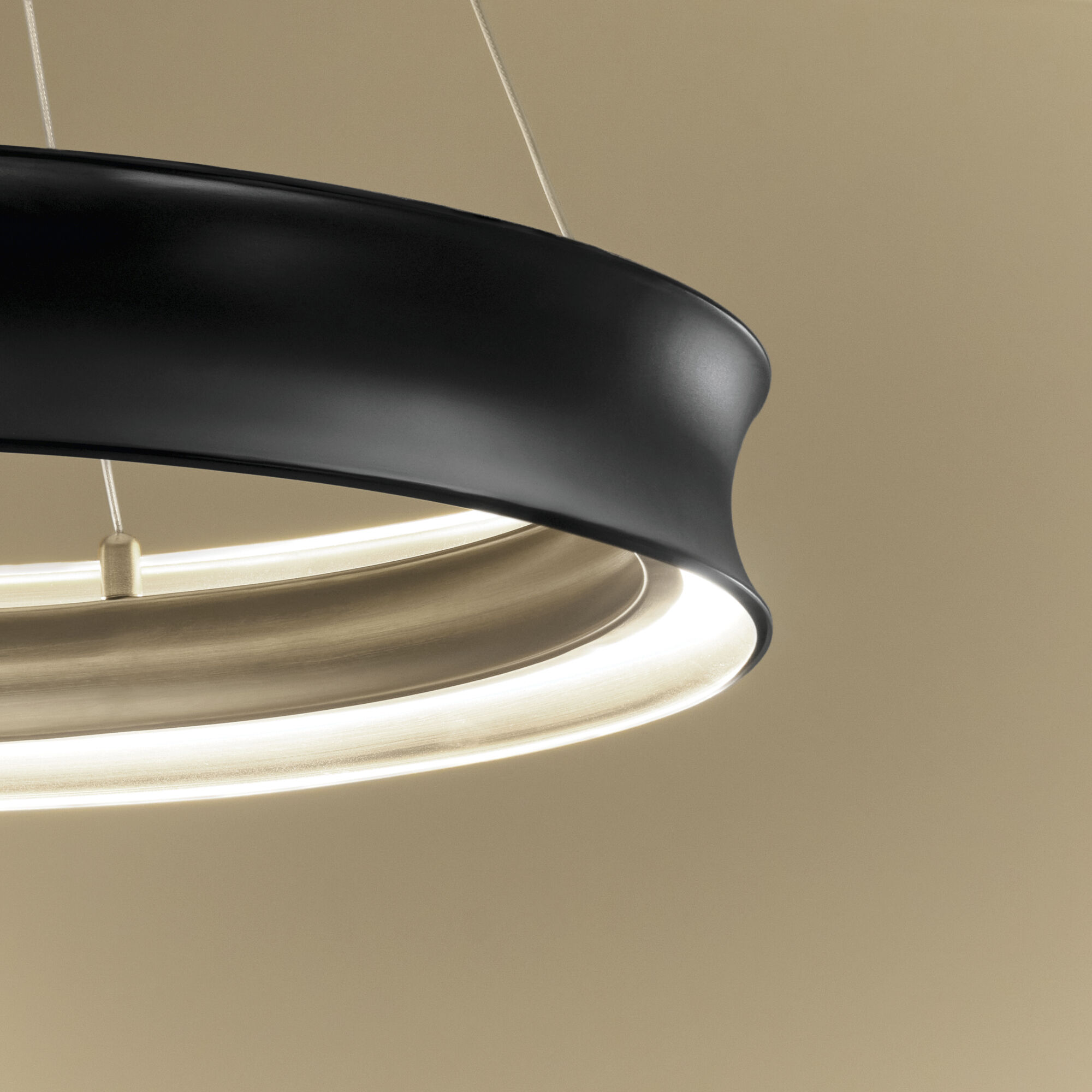 Larousse LED Black Chandelier Ceiling Light