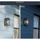 Marea 1 Light 13 inch Textured Black Outdoor Wall Light
