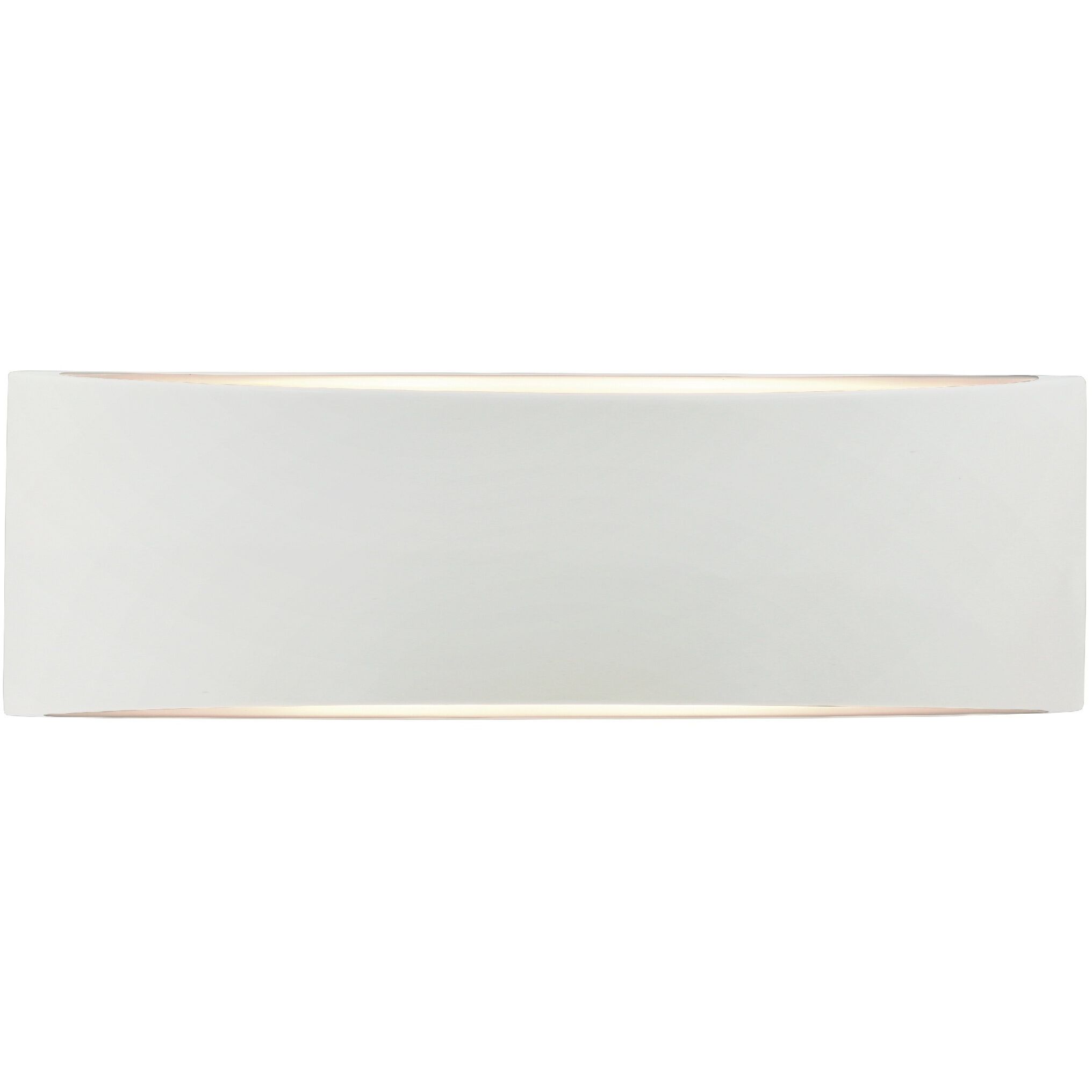Ambiance LED 16 inch Gloss White ADA Wall Sconce Wall Light