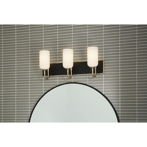 Solia LED 24 inch Champagne Bronze with Black Bathroom Vanity Light Wall Light