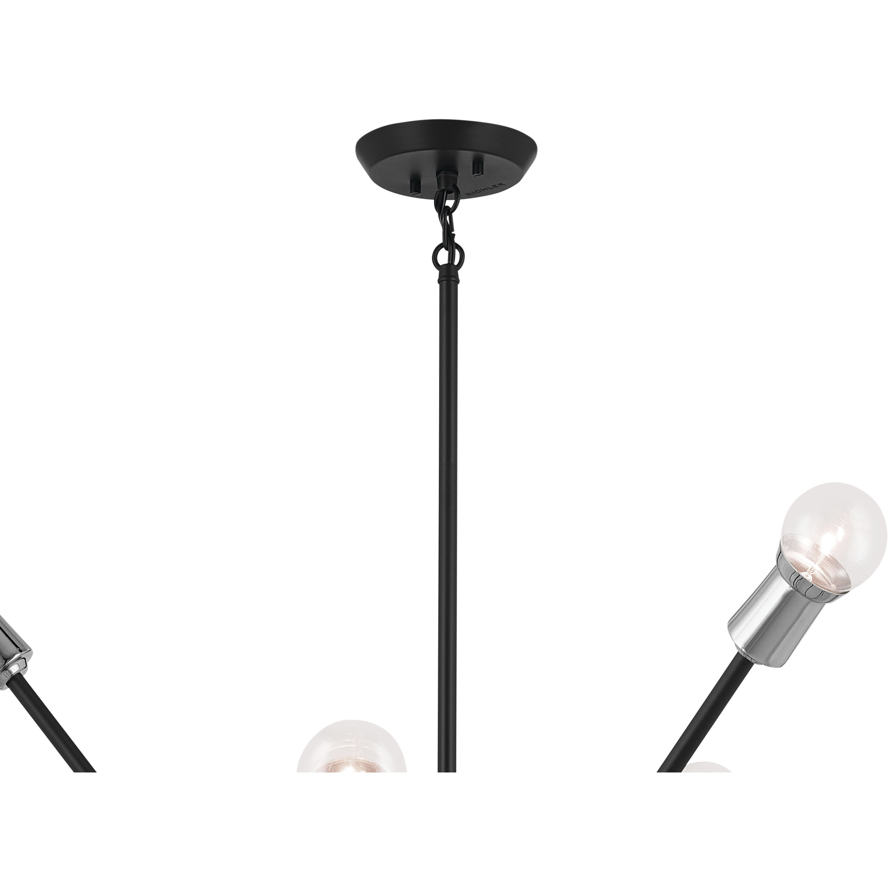 Armstrong 16 Light Black Chandelier Ceiling Light, Large