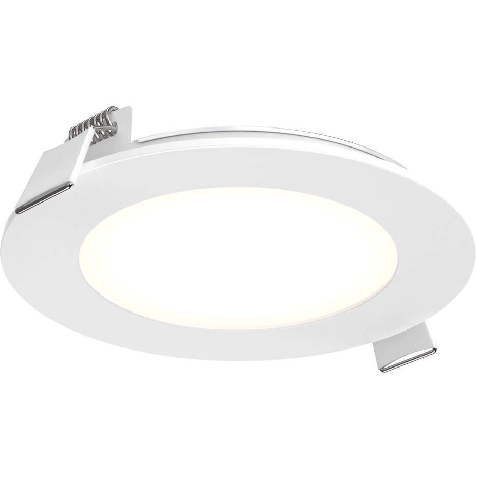 Excel White Recessed Slim Panel