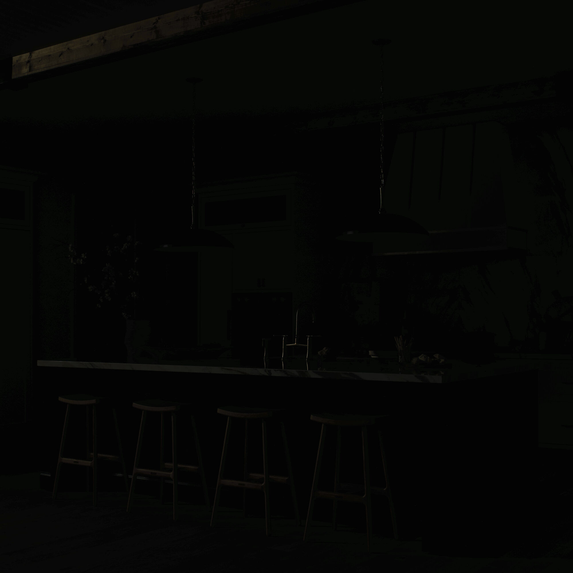 Delarosa 1 Light Black Pendant Ceiling Light