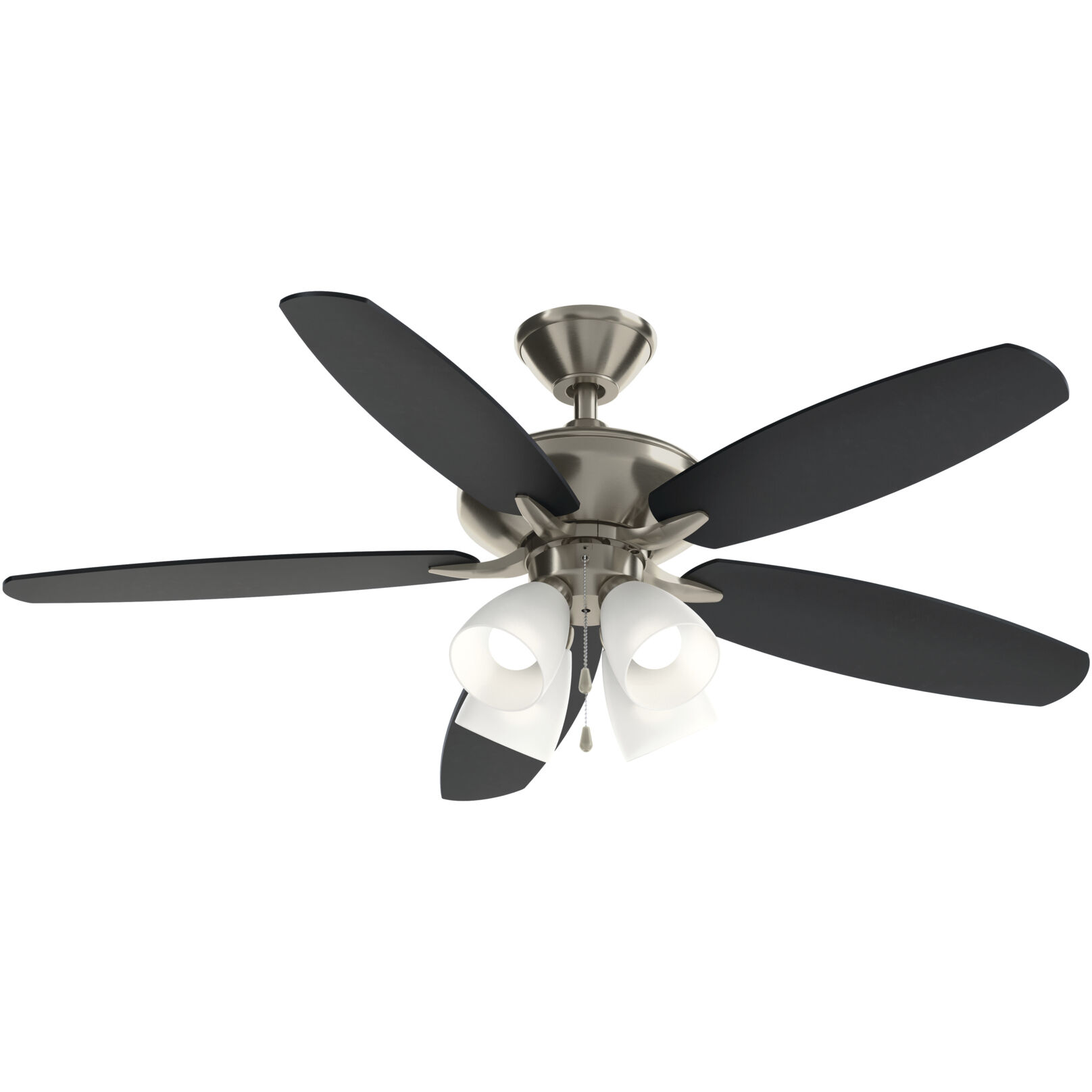 Renew 52 inch Brushed Stainless Steel with Silver Blades Ceiling Fan