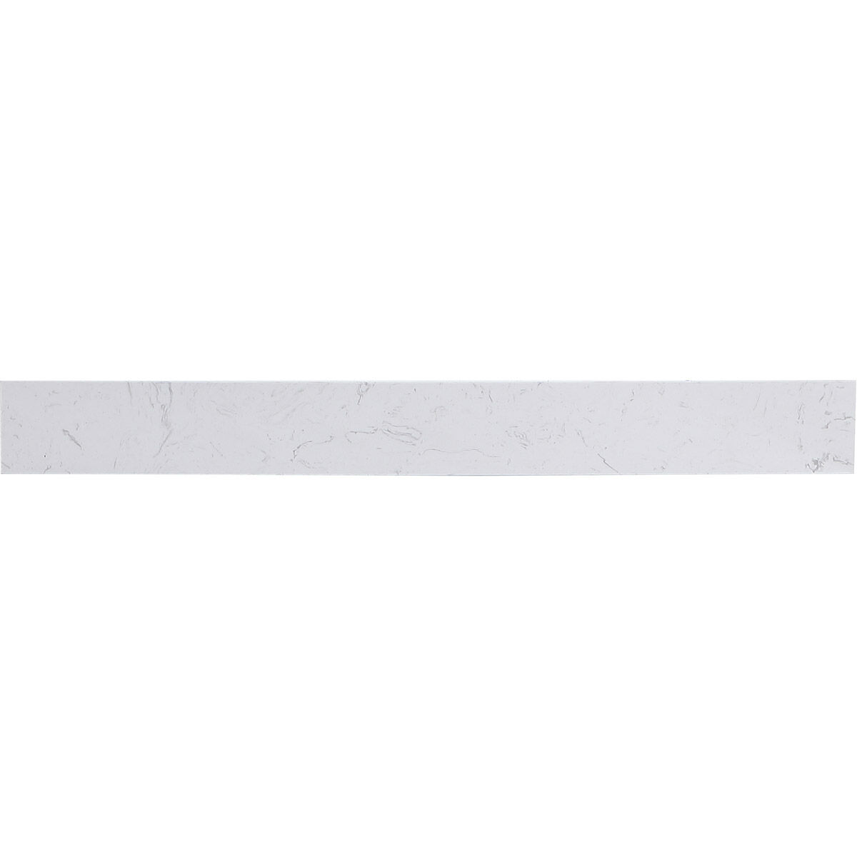 Backsplash 36 X 0.71 X 3.94 inch Calacatta White Bathroom Vanity Backsplash