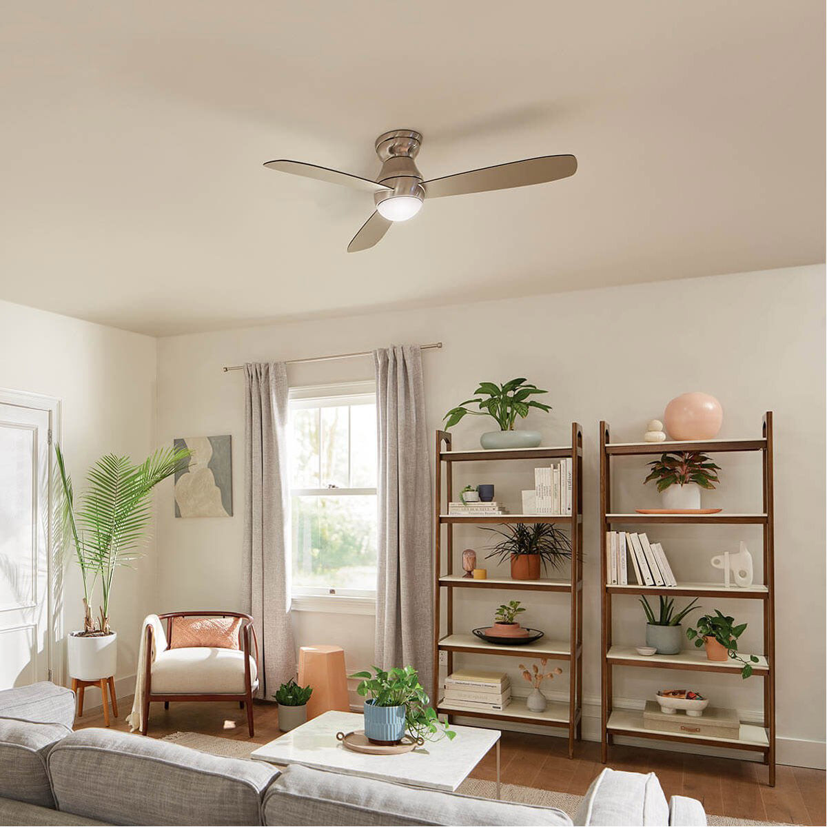 Kichler 300315BSS Bead 54 inch Brushed Stainless Steel with Silver