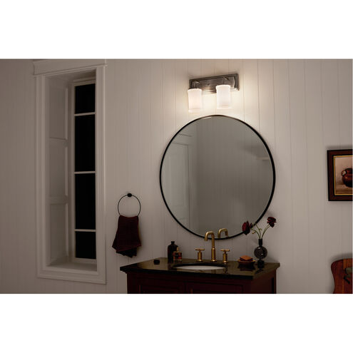 Homestead Vetivene 2 Light 15 inch Classic Pewter Vanity Light Wall Light, Vetivene