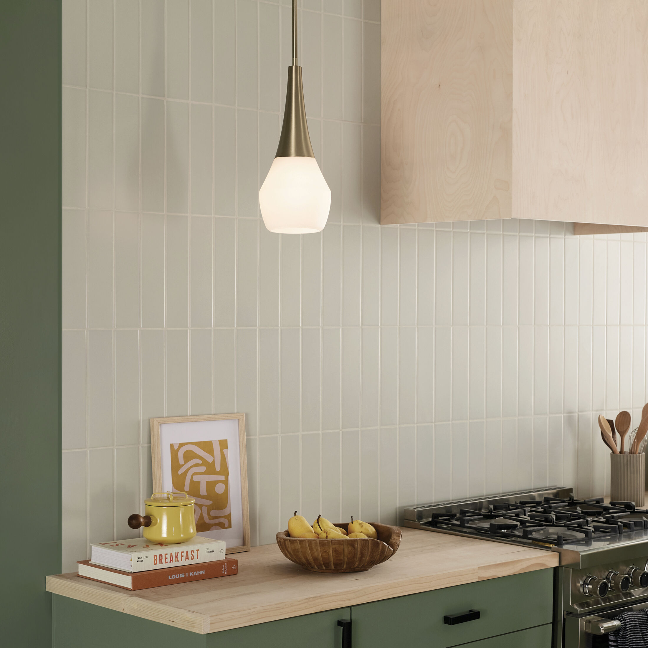 Deela LED 7 inch Champagne Bronze Pendant Ceiling Light