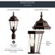 Madison 1 Light 22 inch Tannery Bronze Outdoor Post Lantern