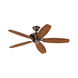 Renew Es 52 inch Oil Brushed Bronze with Walnut Blades Ceiling Fan
