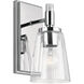 Audrea 1 Light 5 inch Chrome Wall Bracket Wall Light